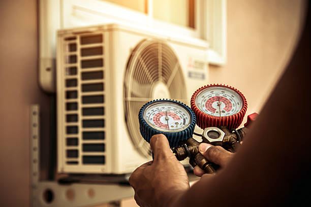 Professional Ductwork Repair technician working in Manakin Sabot, VA